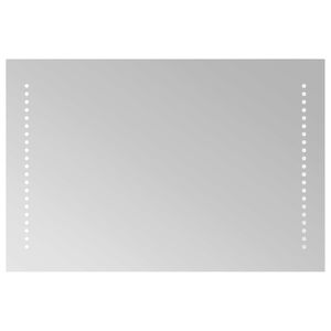 vidaXL Miroir de salle de bain LED Transparent 60 x 40 cm verre tremp&eacute;
