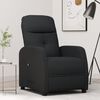 vidaXL Fauteuil inclinable &eacute;lectrique Noir Tissu