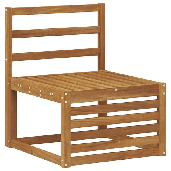 vidaXL Ensembles de canap&eacute;s 10 pcs Naturel Bois d'Acacia Massif