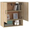 vidaXL Armoire murale Ch&ecirc;ne sonoma 60x31x70 cm Bois d'ing&eacute;nierie