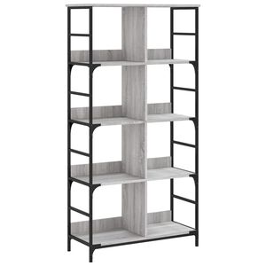vidaXL Biblioth&egrave;que sonoma gris 78,5x33x153 cm bois d'ing&eacute;nierie