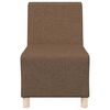 vidaXL Unit&eacute; de Sofa Modulaire Sans Accoudoirs 2 pcs Marron