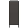 vidaXL Buffet haut noir 39x35x103,5 cm acier