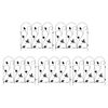 vidaXL Cl&ocirc;ture de jardin 5 pc Acier Noir