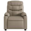 vidaXL Fauteuil de massage inclinable &eacute;lectrique cappuccino similicuir