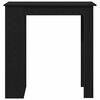 vidaXL Table de bar Ch&ecirc;ne noir 102 x 50 x 103,5 cm Bois d'ing&eacute;nierie