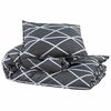 vidaXL Ensemble de housse de couette Gris 240x220 cm Coton