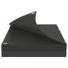 vidaXL B&acirc;che avec &oelig;illets Gris anthracite 4 x 4 m 90 gsm PE