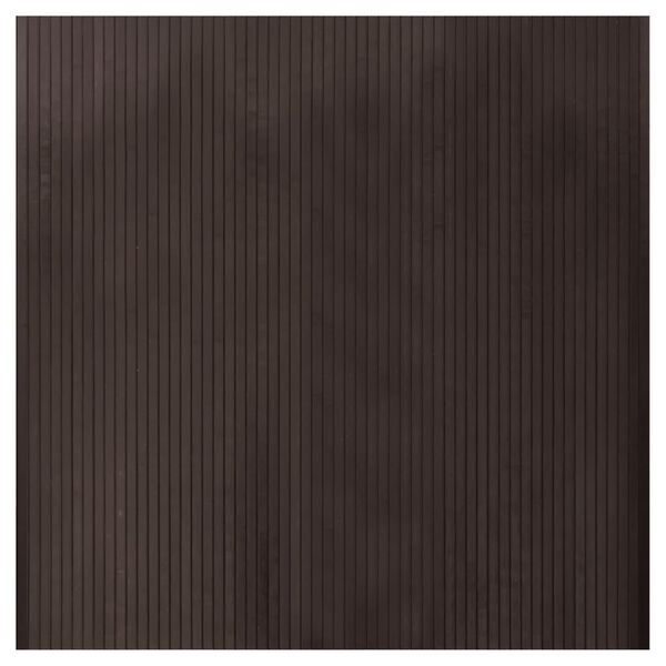 vidaXL Tapis rectangulaire marron fonc&eacute; 100x100 cm bambou