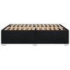 vidaXL Cadre de lit sans matelas noir 160x200 cm tissu