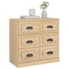 vidaXL Buffet ch&ecirc;ne sonoma 70x35,5x67,5 cm bois d'ing&eacute;nierie