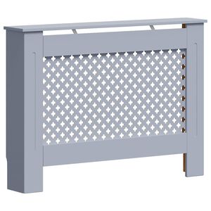 vidaXL Cache-radiateur anthracite 112x19x81,5 cm MDF