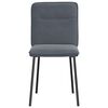 vidaXL Chaises à manger lot de 2 Gris foncé Velours