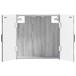vidaXL Cabinet pour cible HAARLEM Sonoma gris 52,5 x 10,5 x 53,5 cm