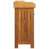 vidaXL Armoire de jardin avec tiroir Naturel 78 x 36,5 x 78 cm