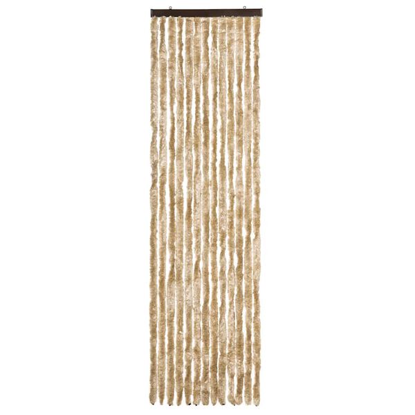 vidaXL Moustiquaire Beige 56x185 cm Chenille