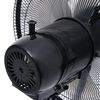 vidaXL Ventilateur brumisateur sur pied 3 vitesses Noir