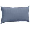 vidaXL Coussins de canap&eacute; 2 pcs Bleu 80 x 40 cm