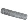 vidaXL Cl&ocirc;ture hexagonale Argent&eacute; 0,6 x 10 m Acier galvanis&eacute;
