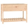 vidaXL Jardini&egrave;re avec &eacute;tag&egrave;re 111,5x54x81 cm Bois massif de pin