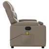 vidaXL Fauteuil de massage inclinable Cappuccino Similicuir