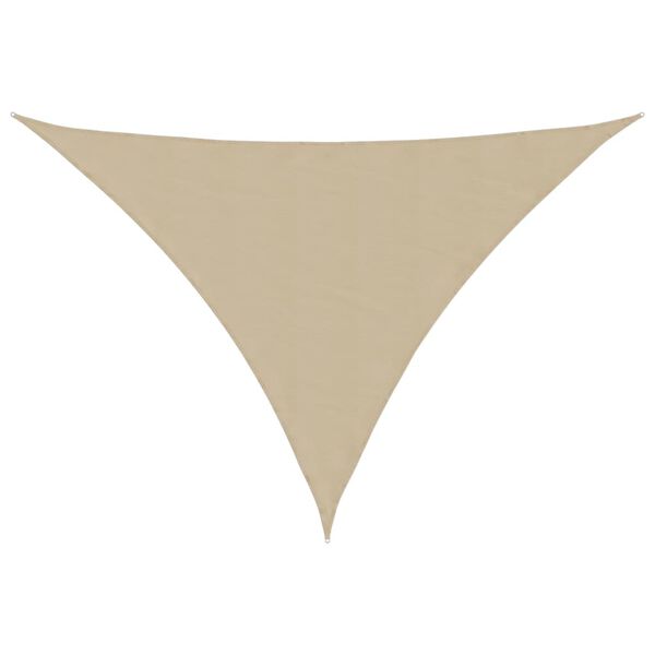 vidaXL Voile de parasol tissu oxford triangulaire 3x4x5 m beige