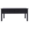 vidaXL Table basse Noir 100x50x45 cm Bois