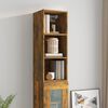 vidaXL Armoire murale ch&ecirc;ne fum&eacute; 34,5x32,5x90 cm bois d'ing&eacute;nierie