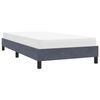 vidaXL Cadre de lit sans matelas gris fonc&eacute; 80x220 cm velours