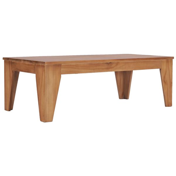 vidaXL Table basse 120x60x40 cm Bois de teck solide