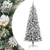 vidaXL Sapin de No&euml;l Artificiel &agrave; Branches Articul&eacute;es Vert et blanc