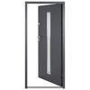 vidaXL Porte d'entr&eacute;e anthracite 100x200 cm aluminium