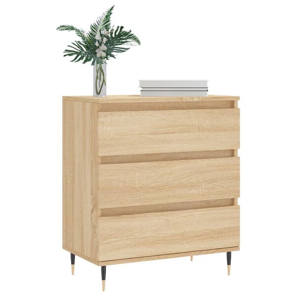 vidaXL Buffet Chêne sonoma 60x35x70 cm Bois d'ingénierie