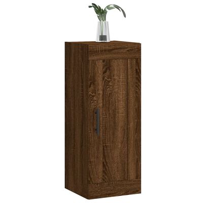 vidaXL Armoire murale chêne marron 34,5x34x90 cm bois d'ingénierie