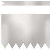 vidaXL Bordure de Pelouse 10 pcs Argent 100 x 0.05 x 20 cm