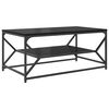 vidaXL Table basse Ch&ecirc;ne noir 90 x 50 x 40 cm