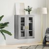 vidaXL Armoire murale sonoma gris 69,5x34x90 cm