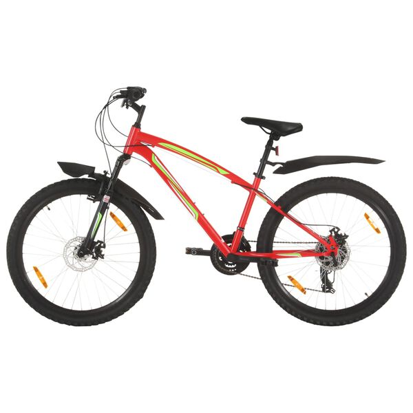 vidaXL V&eacute;lo de montagne 21 vitesses Roues de 26 pouces 36 cm Rouge