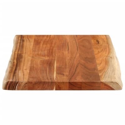 vidaXL Dessus de table 90x60x3,8 cm rectangulaire bois massif d'acacia