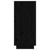 vidaXL Buffets 2 pcs Noir 31,5x34x75 cm Bois massif de pin