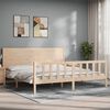 vidaXL Cadre de lit sans matelas 200x200 cm bois massif de pin