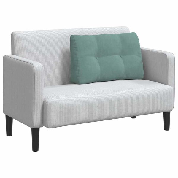 vidaXL Coussin de Dos Vert Mer 80 x 24 x 50 cm Velours