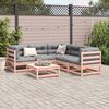 vidaXL Salon de jardin 6 pcs bois massif sapin de douglas