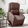 vidaXL Fauteuil inclinable marron similicuir