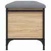vidaXL Banc de rangement ch&ecirc;ne sonoma 102x42x45 cm bois d'ing&eacute;nierie