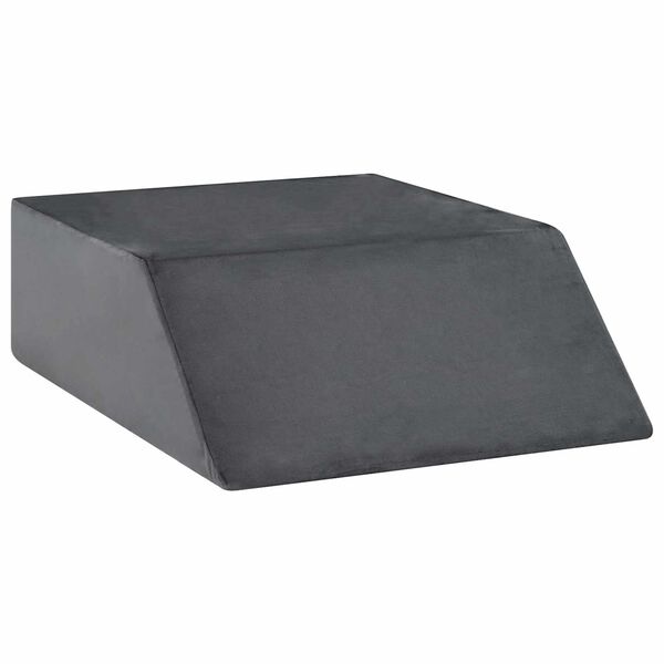 vidaXL Coussin pour les jambes Uni Gris