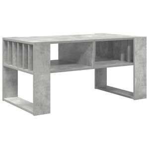 vidaXL Table basse Gris b&eacute;ton 92 x 49,5 x 45 cm Bois d'ing&eacute;nierie
