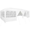 vidaXL Tente de f&ecirc;te Blanc 800 x 400 x 266 cm Poly&eacute;thyl&egrave;ne
