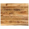 vidaXL Dessus de table 90x80x2,5 cm bord vif bois massif manguier brut