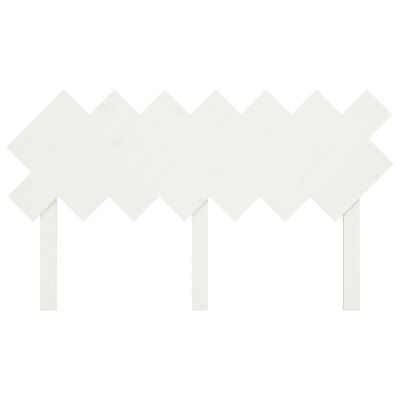 vidaXL Tête de lit Blanc 151,5x3x81 cm Bois massif de pin